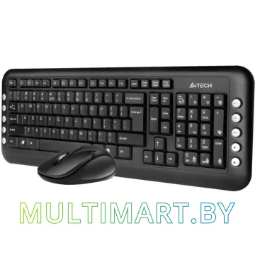 Комплект клавиатура + мышь A4Tech 7200N